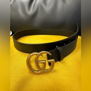Gucci GG Marmont Leather Belt